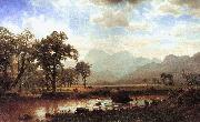Albert Bierstadt Haying, Conway Meadows oil painting picture wholesale